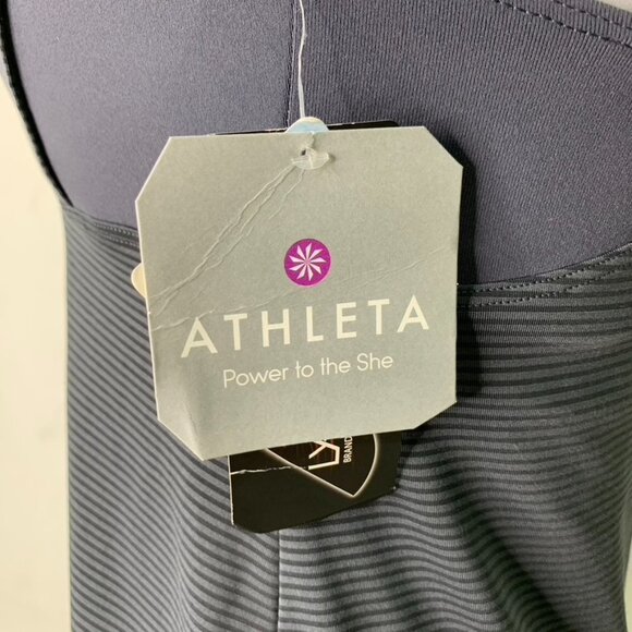 New Athleta Women's Skills Drills Racerback Tank Top in Gray Asphalt Size Small - Picture 10 of 12